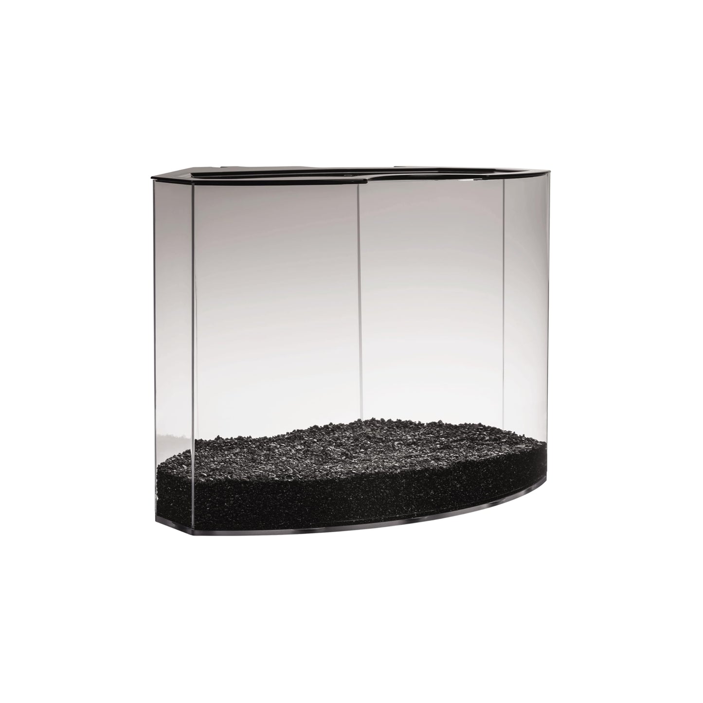 GloFish Crescent Aquarium Kit 5 Gallons, Includes Hidden Blue LED Light And Internal Filter