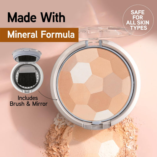 Physicians Formula Setting Powder Palette Multi-Colored Pressed Finishing Powder Translucent, Natural Coverage, Dermatologist Tested, Clinicially Tested