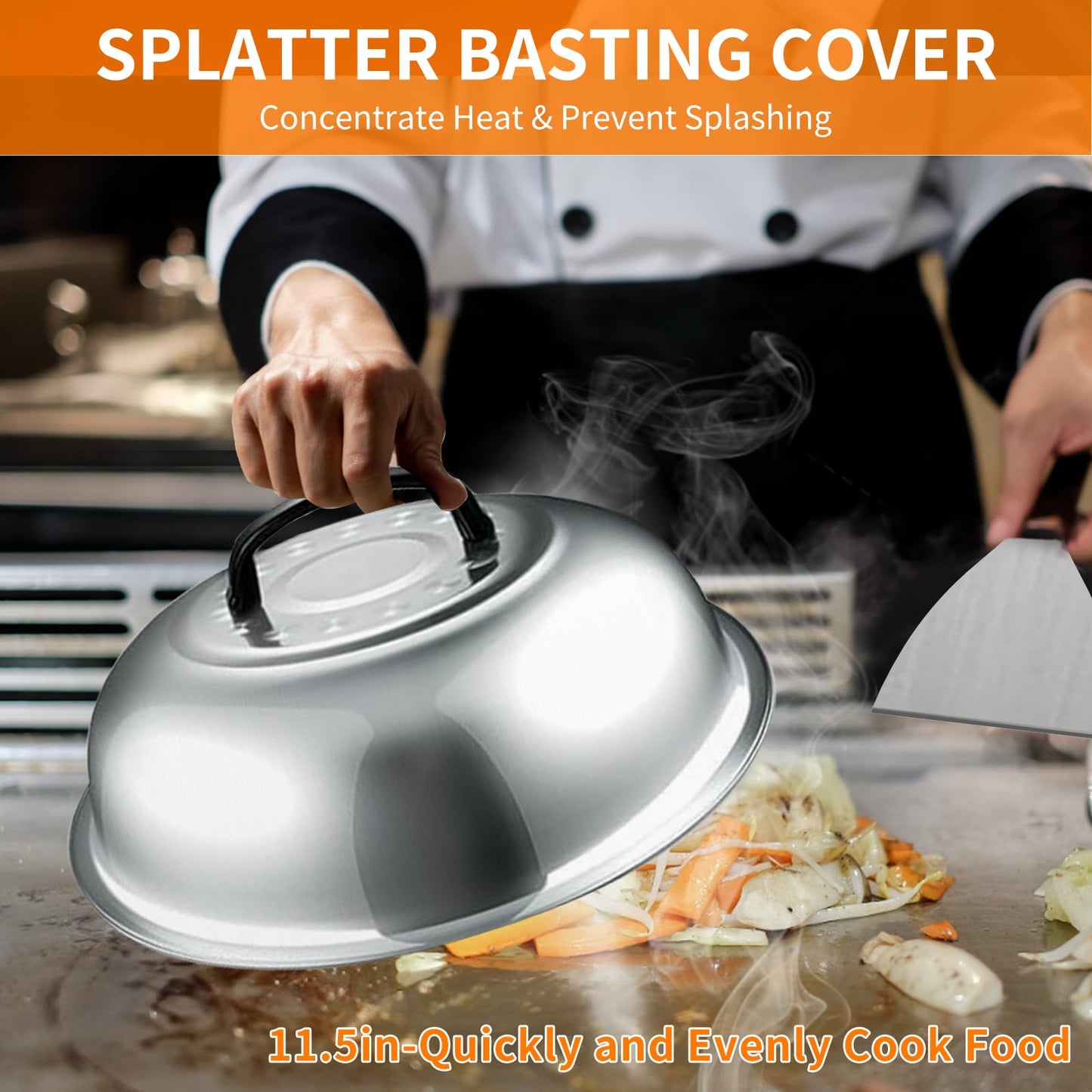 Latiret Blackstone Griddle Accessories Kit, 23Pcs Grilling Accessories Set for Camp Chef, Flat Top Griddle Accessories with Scraper, Spatula, Basting Cover, Outdoor Grill Tools