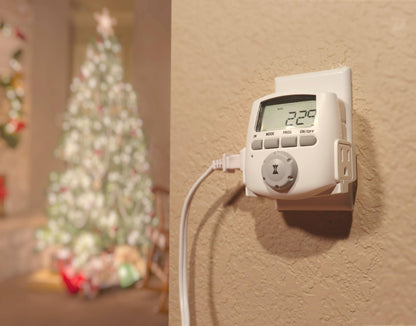 Intermatic DT620 Heavy Duty Indoor Digital Plug-inTimer - Full 7-Day Programming Options - Timer for Lighting, Fans & Small Appliances