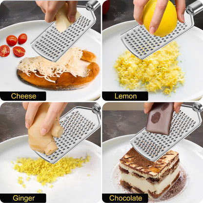 Lemon Squeezer - Lemon Squeezer Manual Citrus Juicer - Lemon Manual Press Juicers Stainless Steel - Lime Squeezer Lemon Juicer Squeezer with Grater