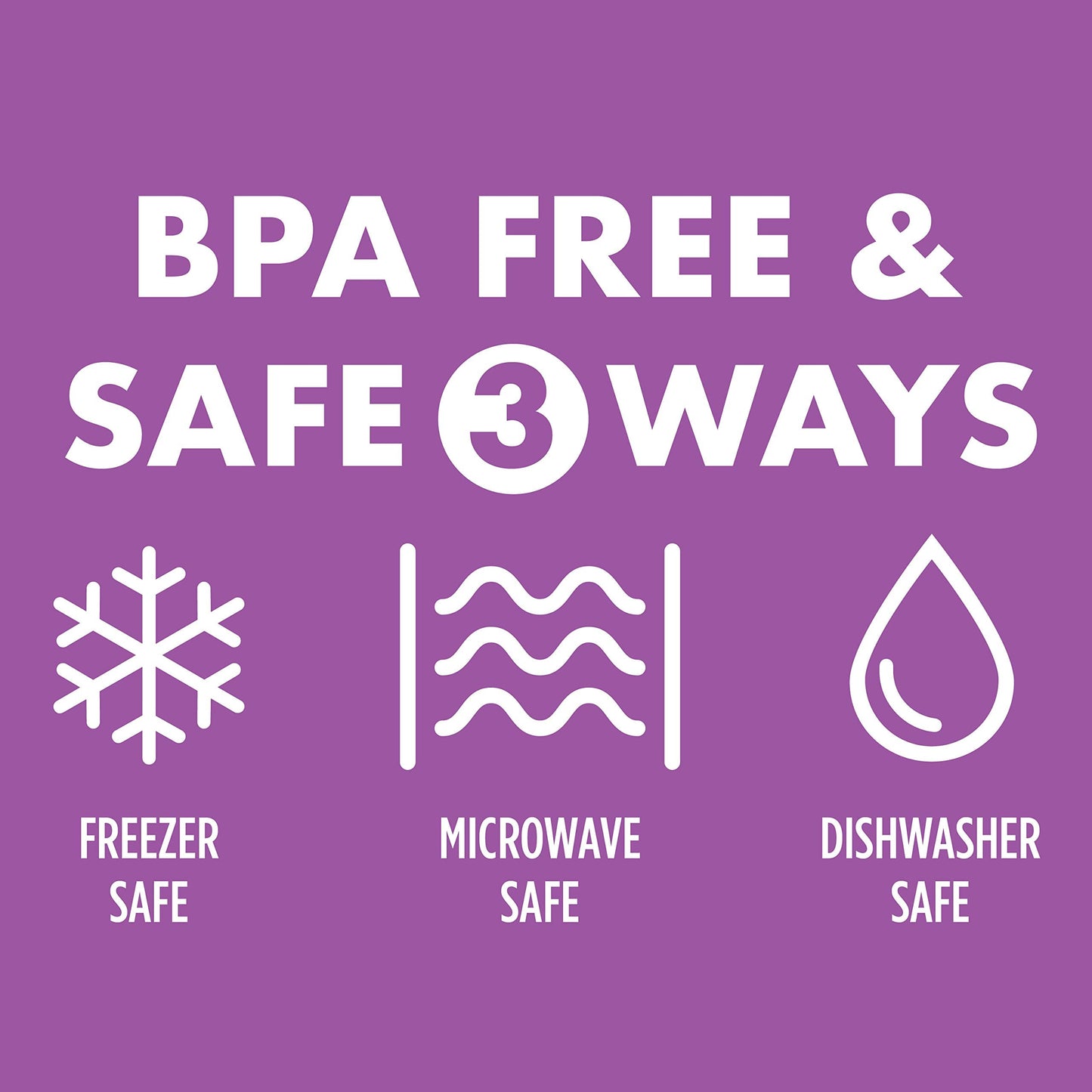 LocknLock Easy Essentials Food Storage lids/Airtight containers/Stackable, BPA Free, 6 Piece, Clear