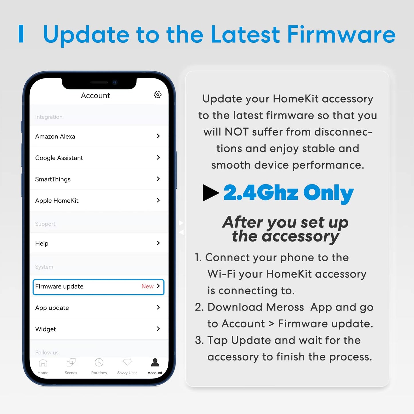 Outdoor Smart Plug, meross Outdoor Wi-Fi Outlet with 3 Independent Sockets Compatible with Apple Homekit, Alexa and SmartThings, Voice & Remote Control, Timer, 2.4 GHz only,Black