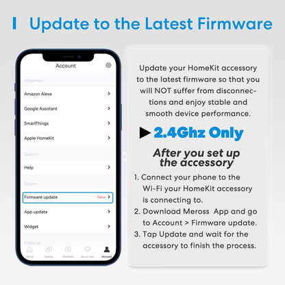 Outdoor Smart Plug, meross Outdoor Wi-Fi Outlet with 3 Independent Sockets Compatible with Apple Homekit, Alexa and SmartThings, Voice & Remote Control, Timer, 2.4 GHz only,Black