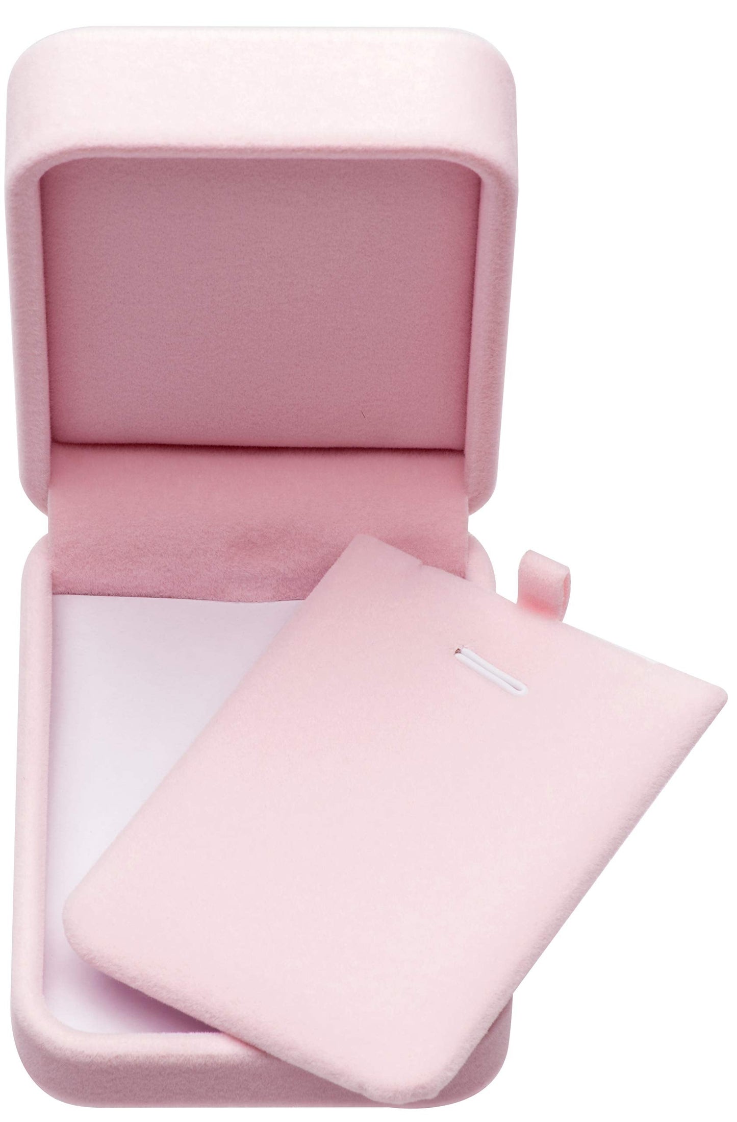 Giftop Classic Velvet Jewelry Gift Box Case for Necklace Pendant (Pink)