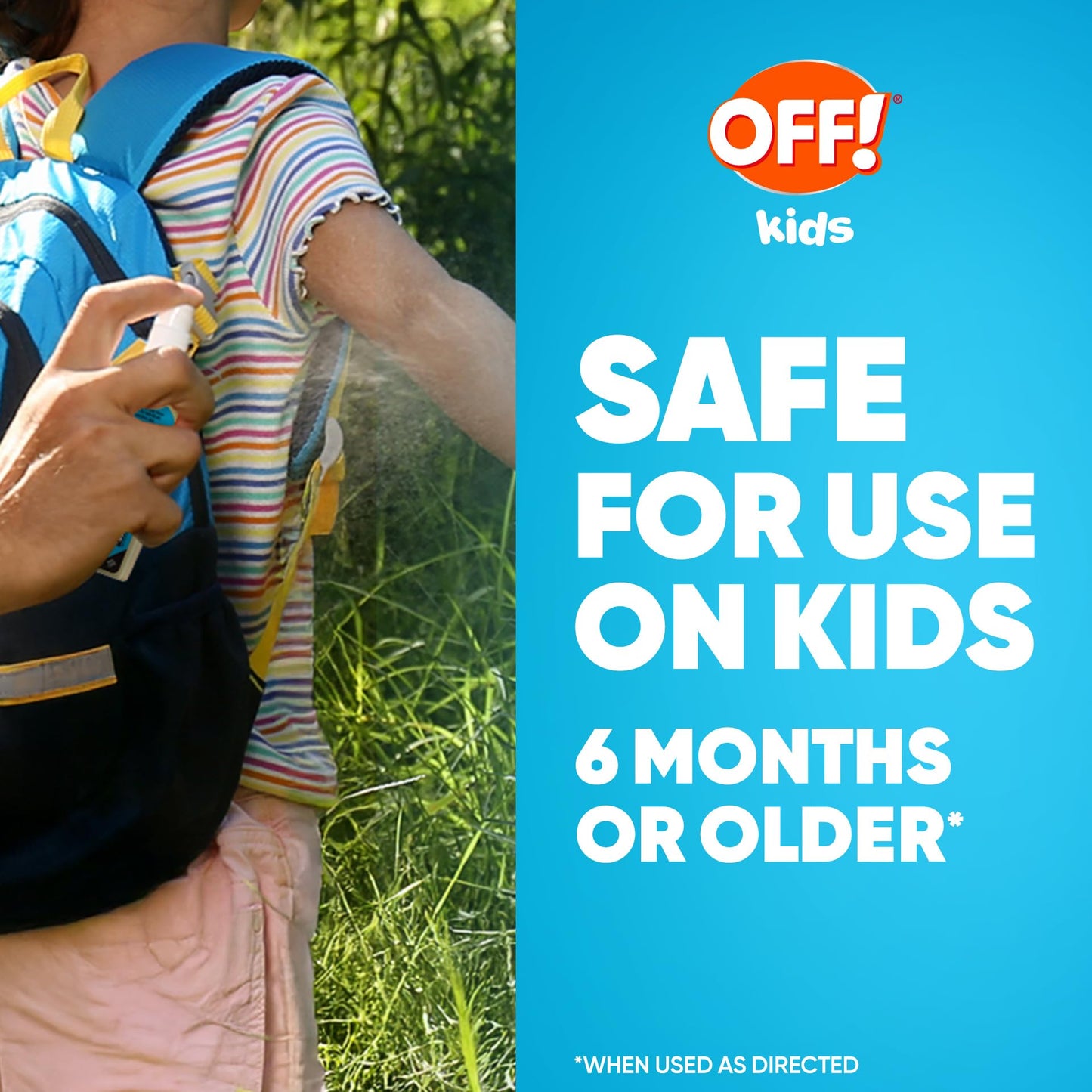 OFF! Kids Insect Repellent Spray, 100% Plant Based Oils, Safe for Use On Babies, Toddlers and Kids, 4 oz