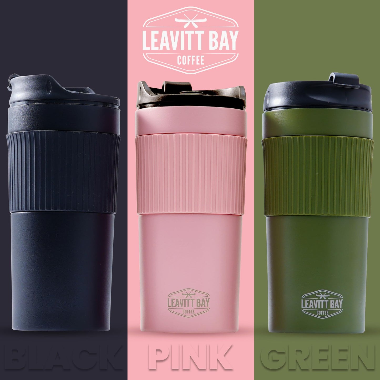 Portable French Press Travel Mug – Insulated Stainless Steel French Press Mug for Hot or Cold Brew – Durable Travel Coffee Maker – On-the-Go Tea & Coffee Maker (Army Green)