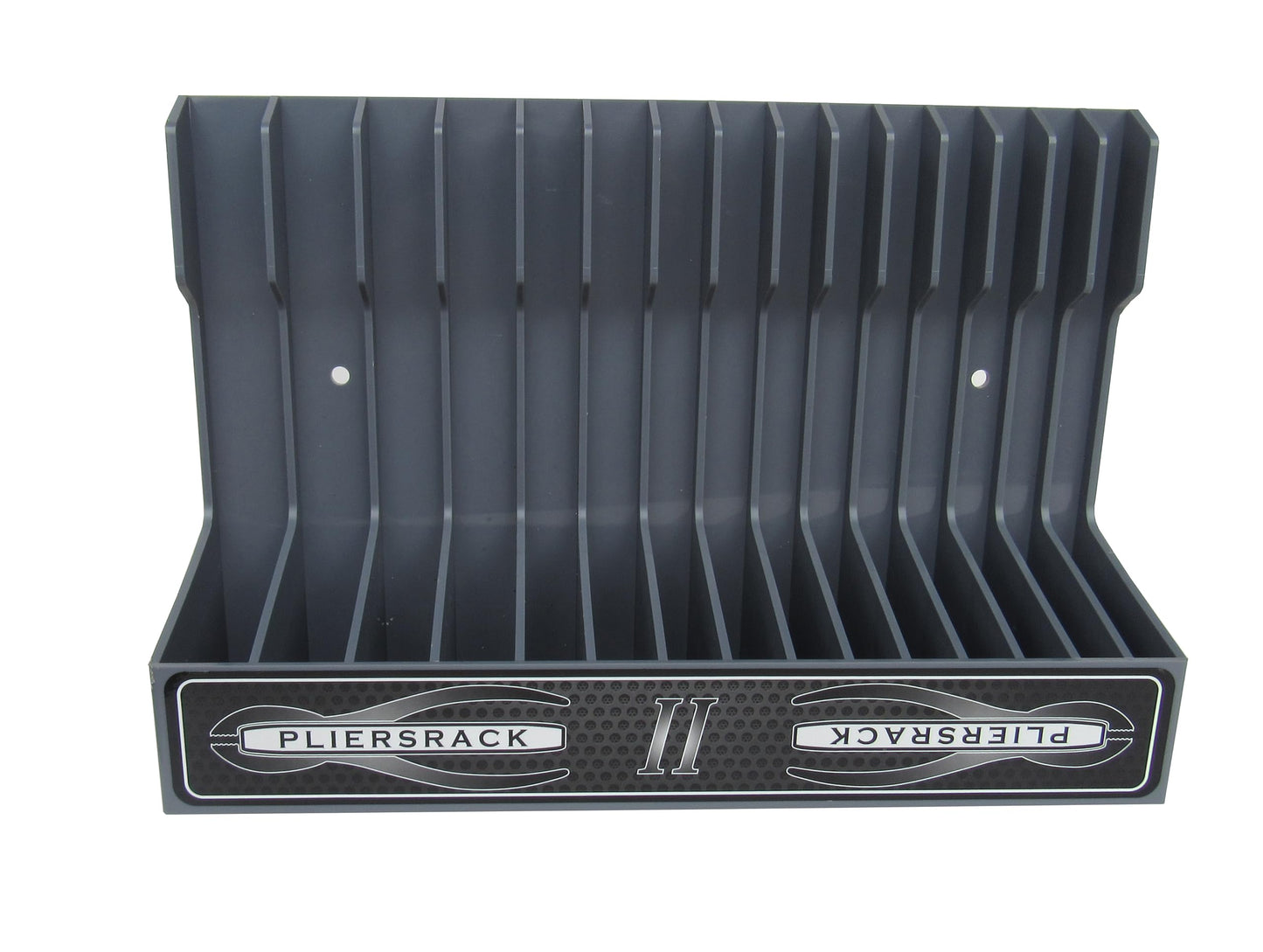 Plyworx Pliersrack PLR15 Plier Organizer - Sturdy Plastic 15 Pliers Holder For Tool Box or Pegboad Organization, Plier Rack Tool Organizers For Toolboxes And Storage