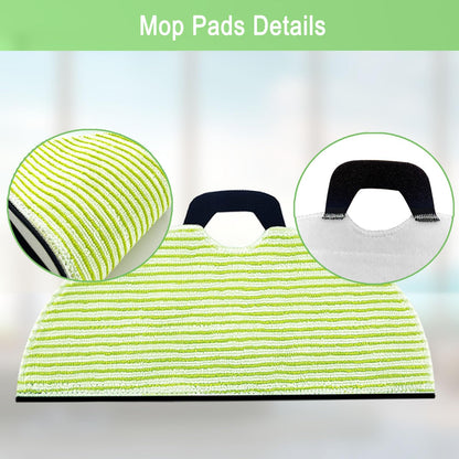 8 Pack RV2610WA Vacuum Mop Replacement Pads for Shark RV2610WA AV2610WA RV2620WD AV2620WD RV2610WD RV2610WD RV2610WFUS RV2410WD AI Ultra 2- in-1 Robot Vacuum Cleaner