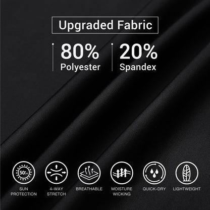 HUGE SPORTS Men's Splice UV Sun Protection UPF 50+ Skins Rash Guard Short Sleeves(HeyToucan, L)