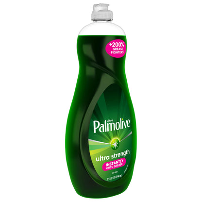 Palmolive Ultra Strength Liquid Dish Soap, Original Green, 32.5 Fluid Ounce