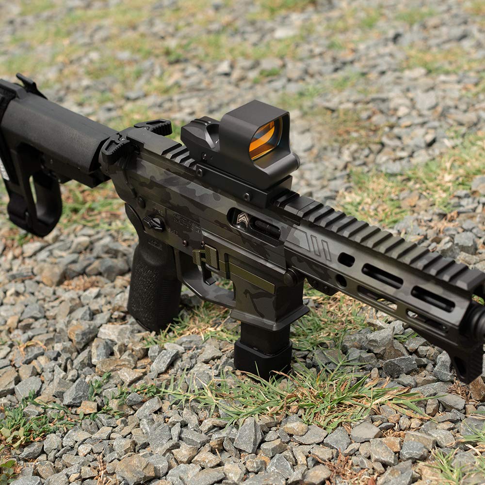 Feyachi RS-30 Reflex Sight, Multiple Reticle System Red Dot Sight with Picatinny Rail Mount, Absolute Co-Witness