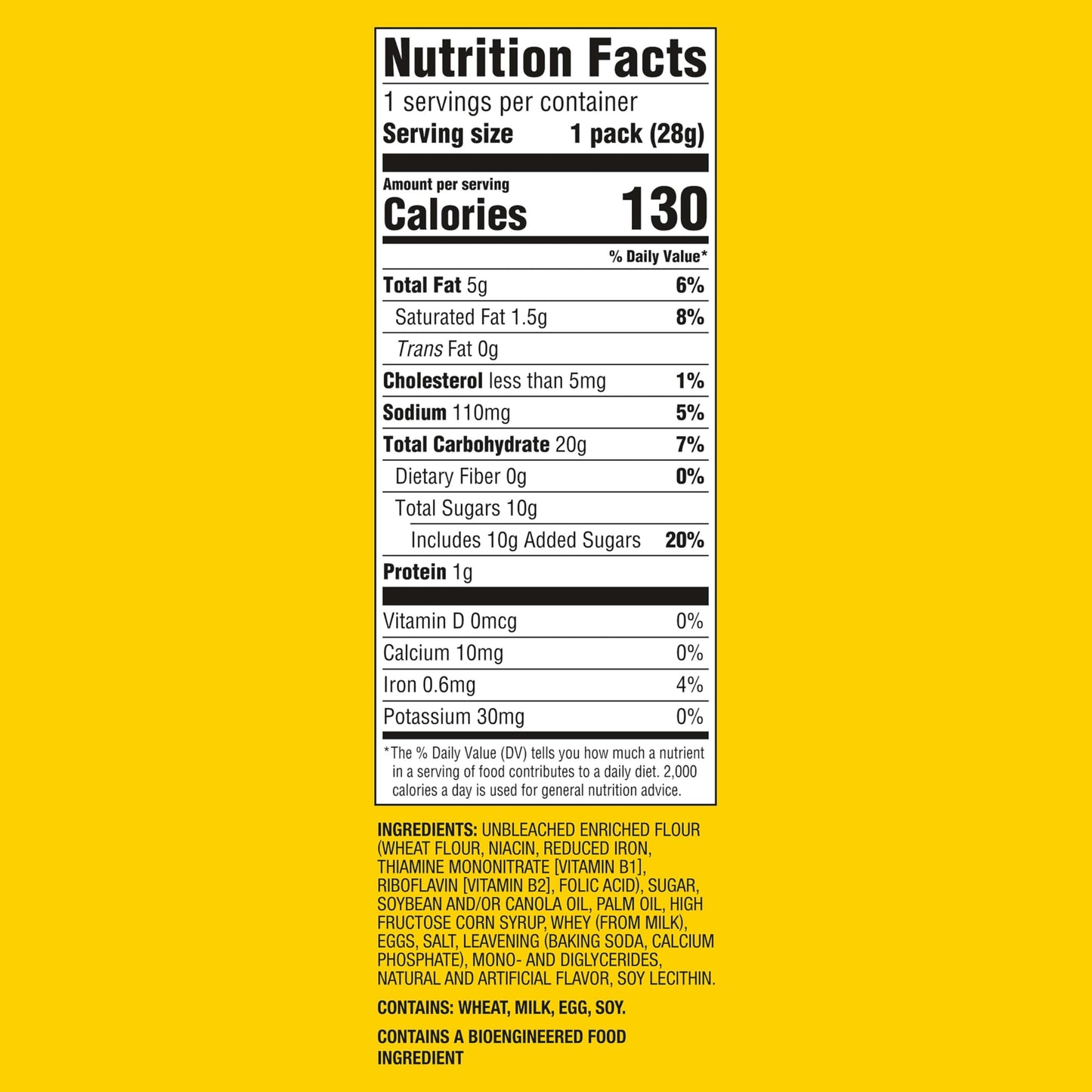 NILLA Wafers Mini Cookies, Vanilla Wafers, 10 Snack Packs