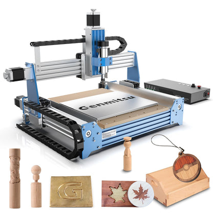 Genmitsu CNC Router Machine PROVerXL 4030 for Wood Metal Acrylic MDF Carving Arts Crafts DIY Design, 3 Axis Milling Cutting Engraving Machine, Working Area 400 x 300 x 110mm (15.7''x11.8''x4.3'')