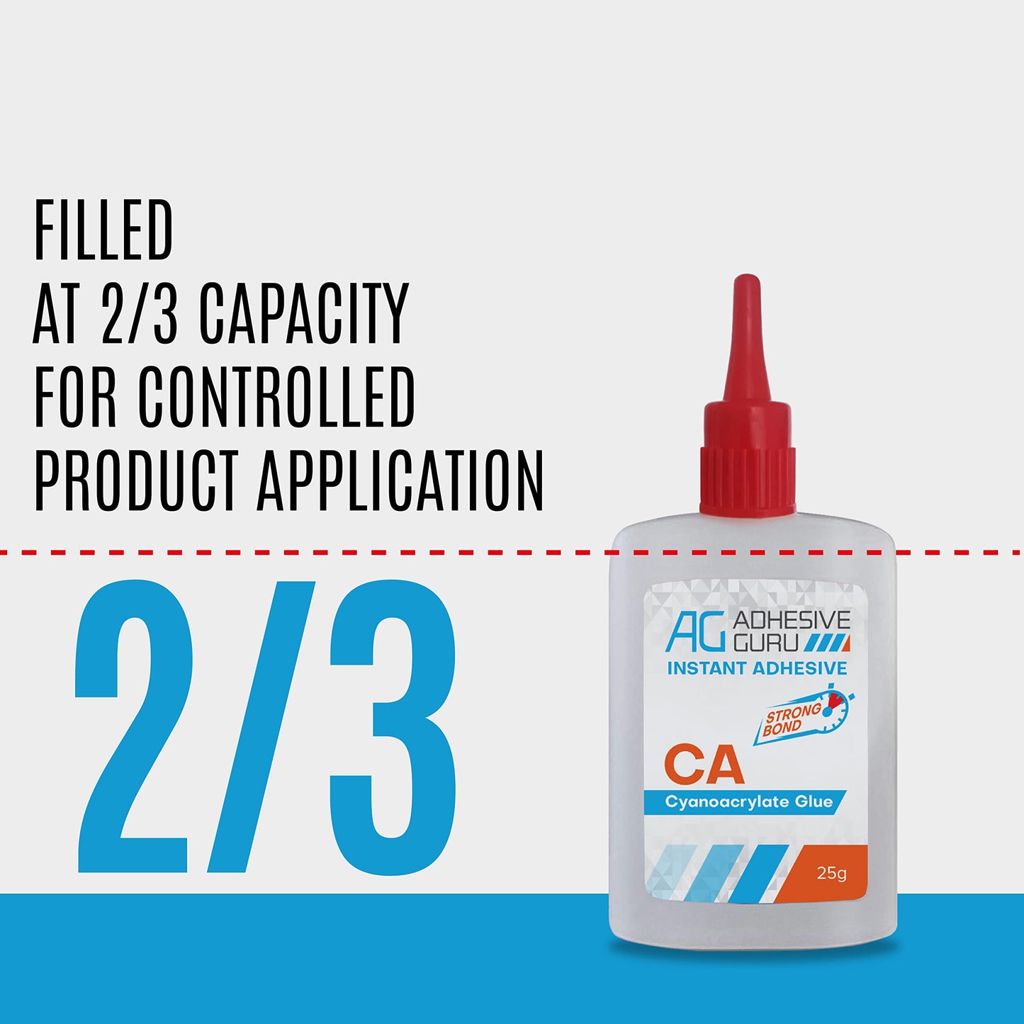 Adhesive Guru CA Glue with Activator Woodworking (2 x 0.9 oz - 2 x 3.38 fl oz) Ca Glue for Woodworking, Cyanoacrylate Glue and Activator (2 Pack)