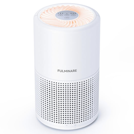 Air Purifiers for Bedroom, FULMINARE H13 True HEPA Air Filter, Quiet Air Cleaner With Night Light,Portable Small Air Purifier for Home, Office, Living Room