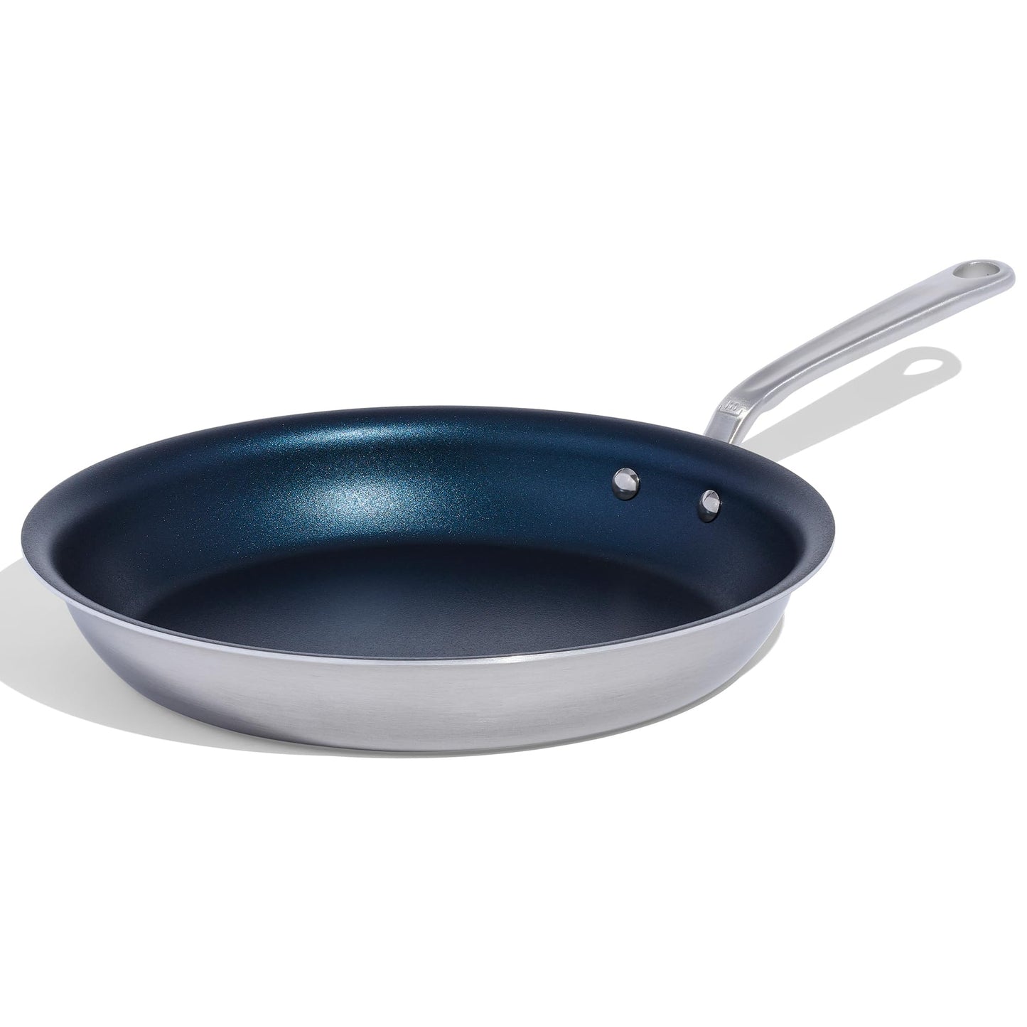 Made In Cookware - 12" Non Stick Frying Pan (Harbour Blue) - 5 Ply Stainless Clad Nonstick - Professional Cookware - Induction Compatible