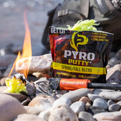 Phone Skope PYRO Putty Winter, Summer, Eco Blend, Emergency Survival Fire Starter (2 oz - One Can, Ultra-LITE 30°F - 100°F)