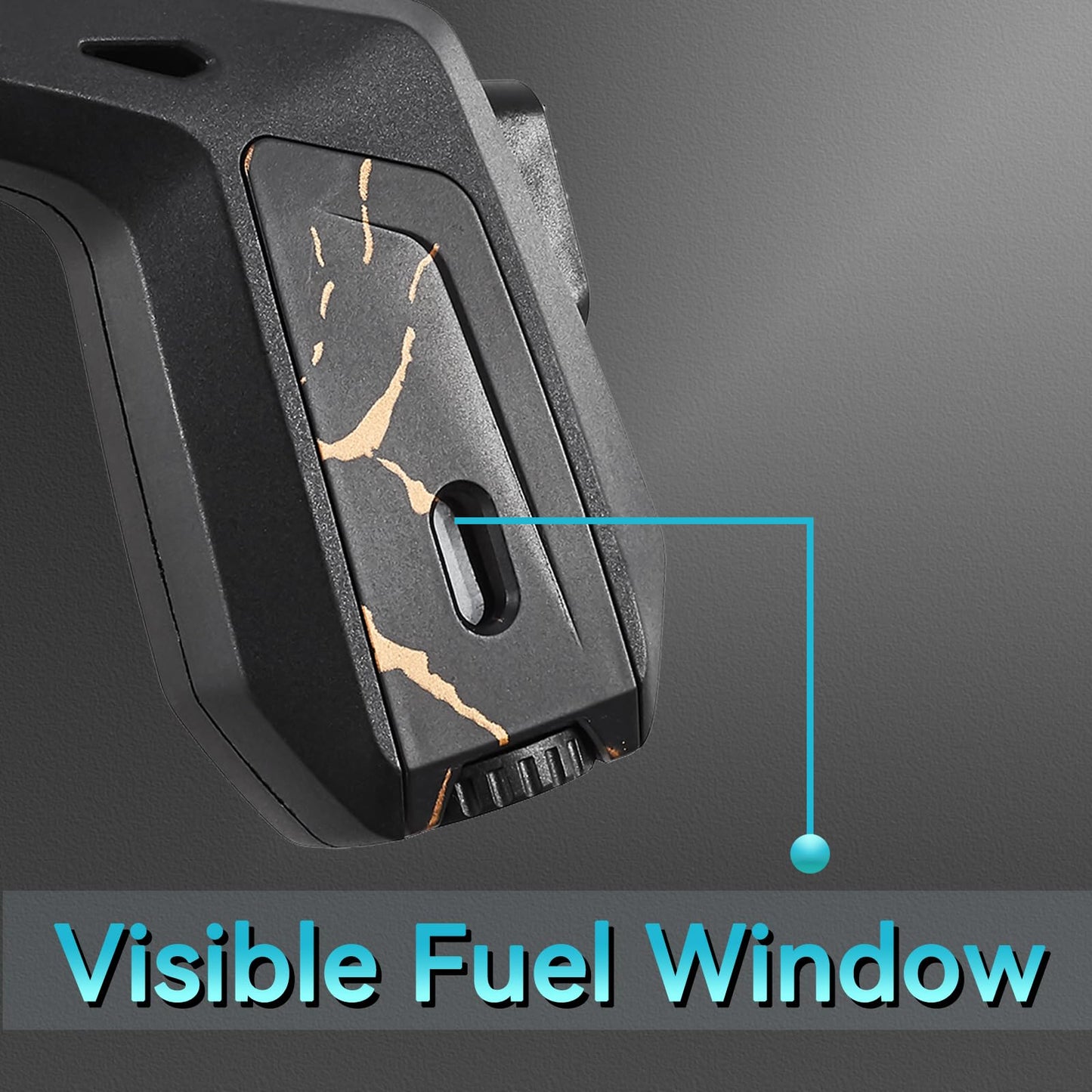 2 Pack Torch Lighter, Zoocura Single Jet Flame Butane Lighters Refillable Torch Lighter Adjustable Gas Lighter Windproof Lighters for Men BBQ Grill Camping (Fuel Not Included)