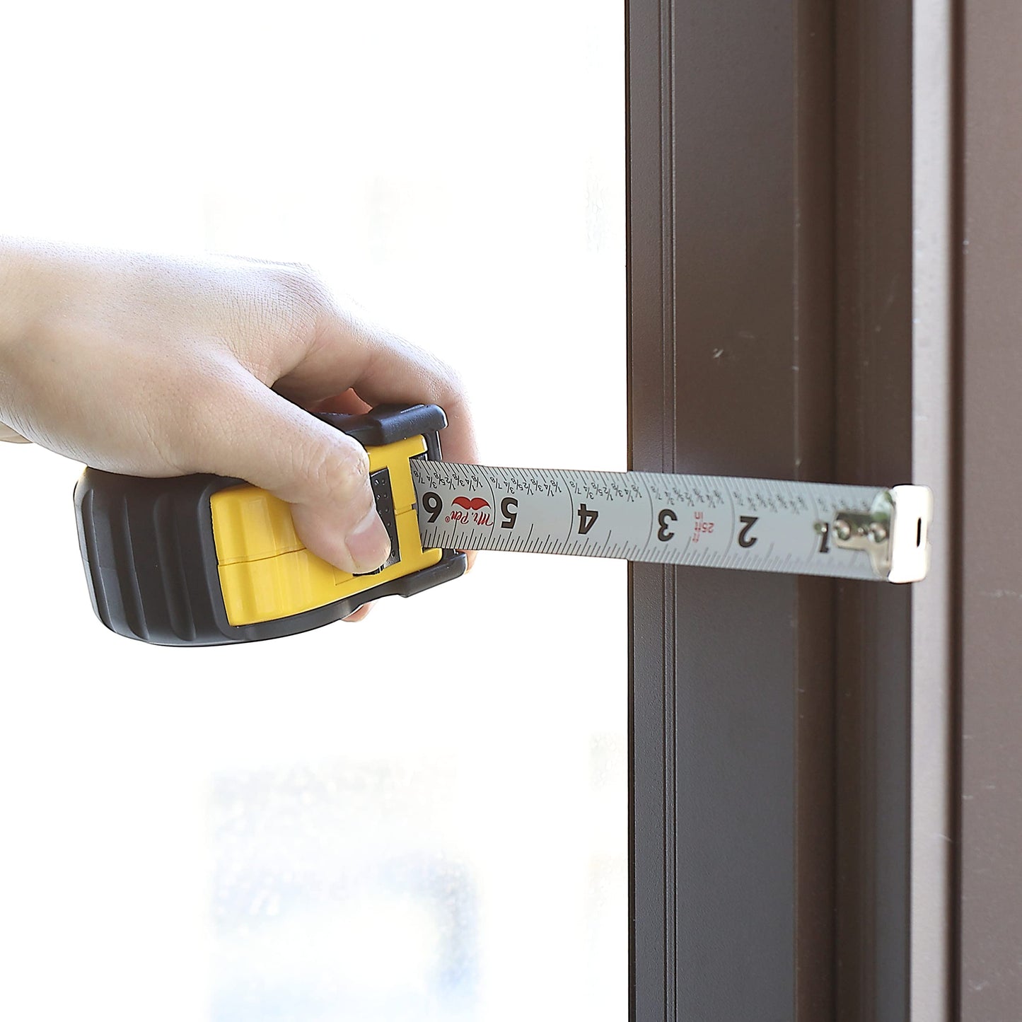 Mr. Pen 25-Foot Steel Retractable Tape Measure with Easy Read Fractions
