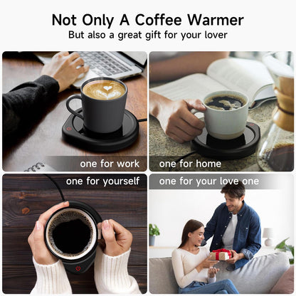 Oracer Coffee Mug Warmer, Cup Warmer for Desk with Auto Shut Off Smart Temperature Settings, Electric Beverage Tea Water Milk Heater for All Cups and Mugs, Heating Plate Candle Wax Warmer