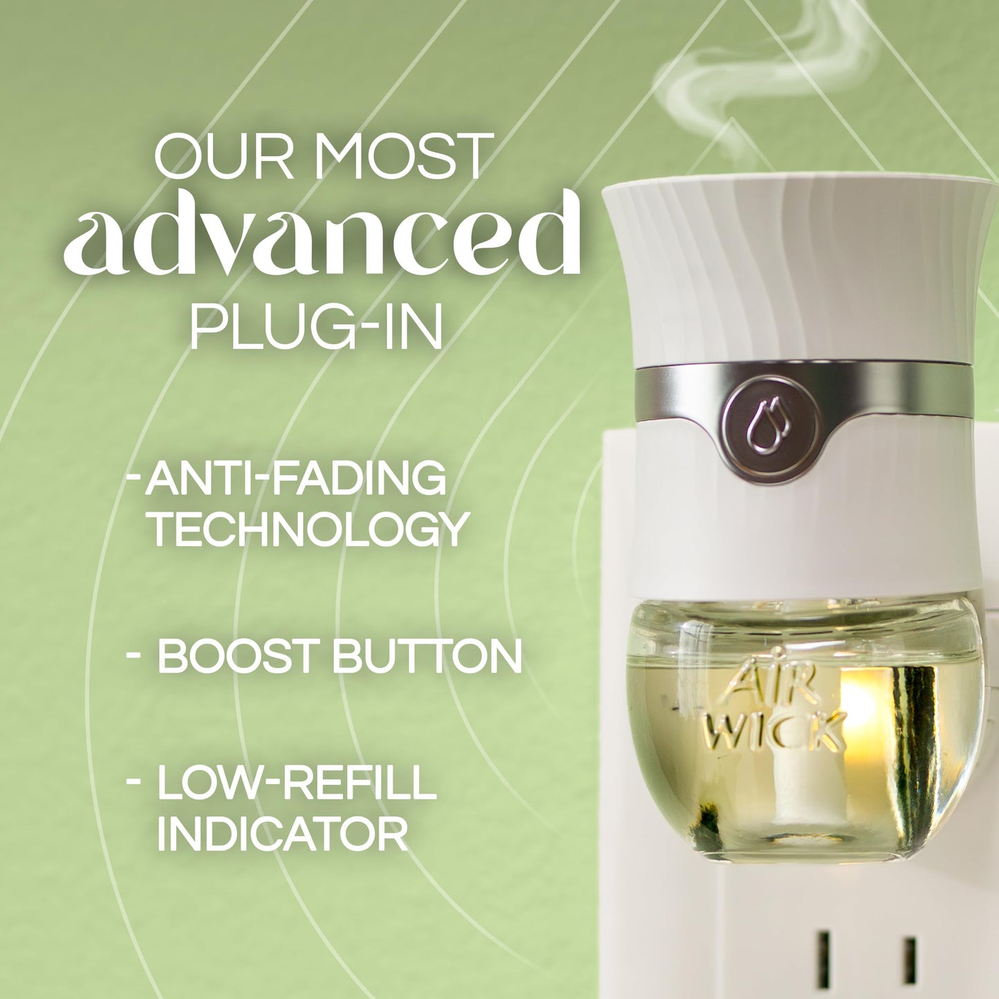 Air Wick Advanced Plug In Scented Oil Warmer, Advanced Gadget, Home Air Freshener (Pack of 4, Gadget Only, Refills Sold Separately)