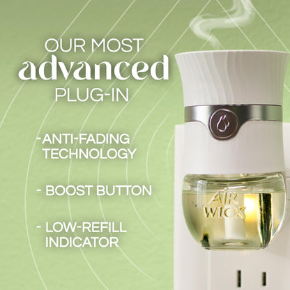 Air Wick Advanced Plug In Scented Oil Warmer, Advanced Gadget, Home Air Freshener (Pack of 4, Gadget Only, Refills Sold Separately)