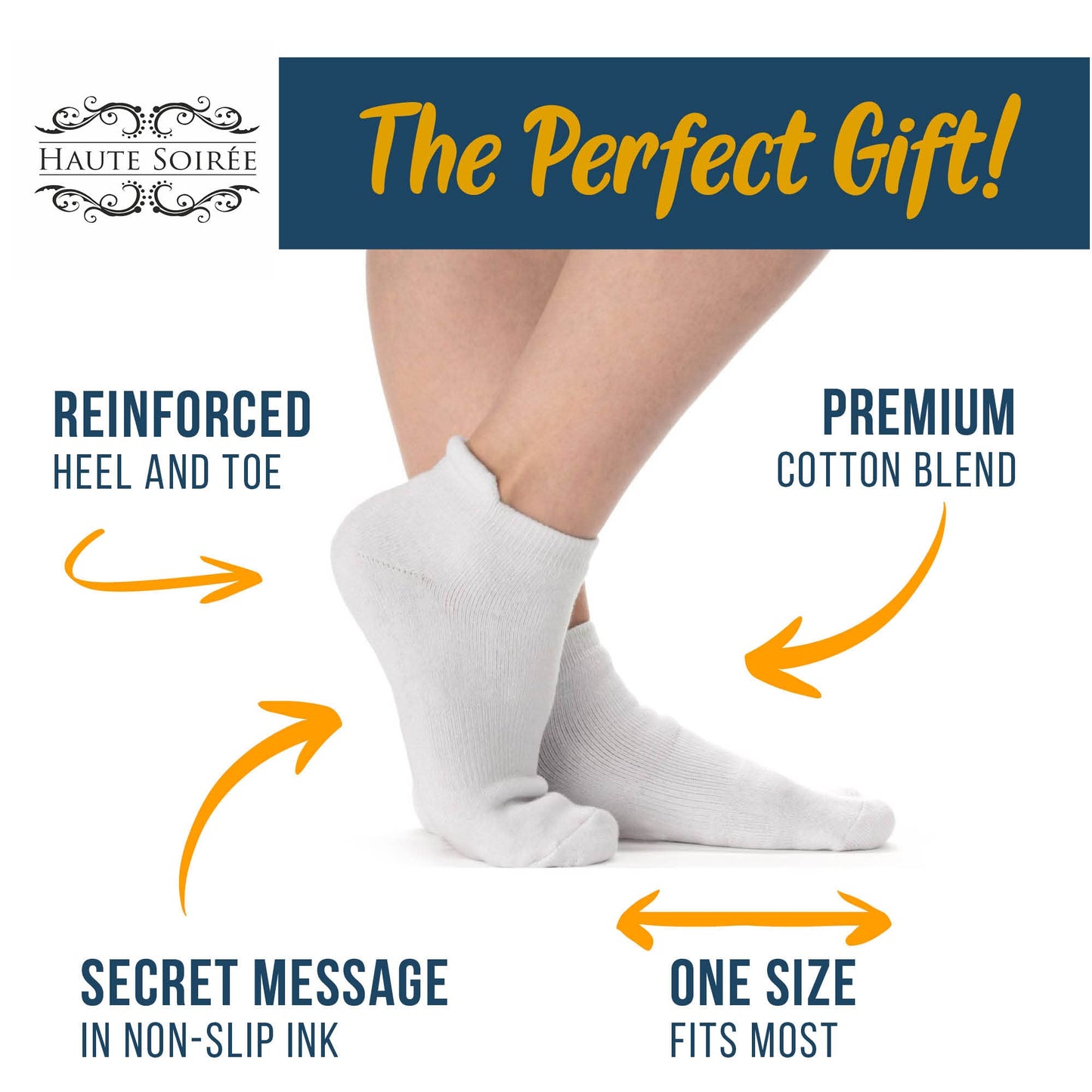 Haute Soiree If You Can Read This, Bring Me Some Wine Funny Socks for Women - One Size Fits All Gift for Wine Lovers