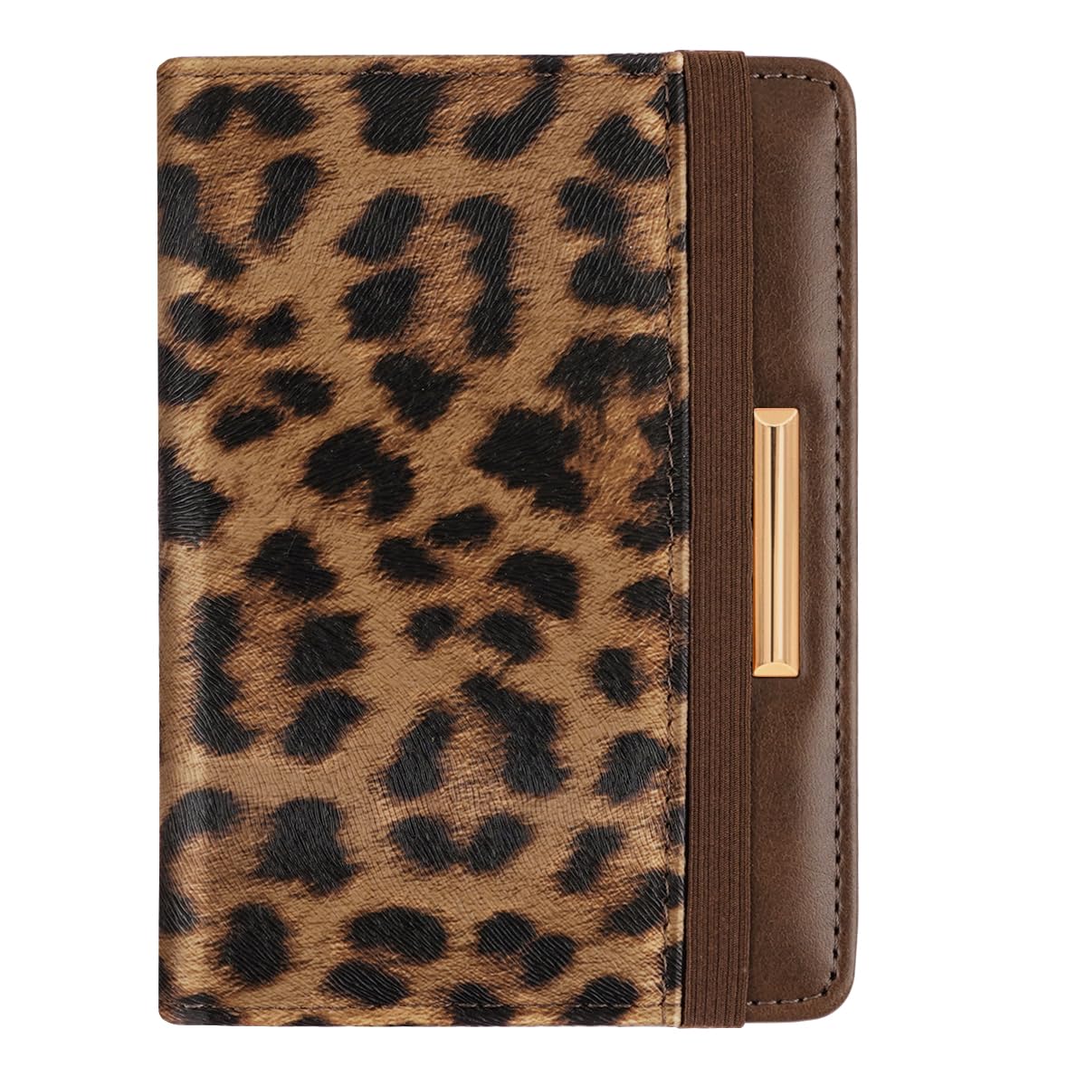 Passport Holder Cover,Traveling Passport Case Cute Passport Wallet for Women,Leopard