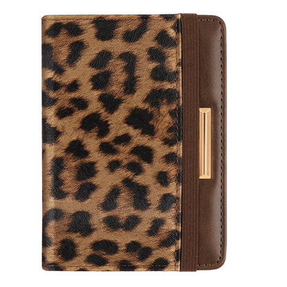 Passport Holder Cover,Traveling Passport Case Cute Passport Wallet for Women,Leopard