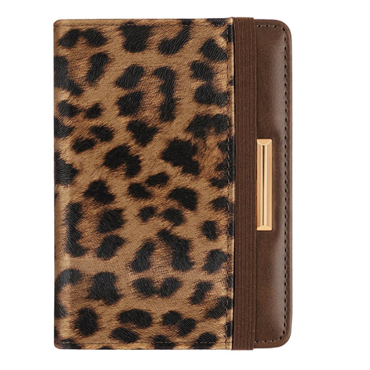 Passport Holder Cover,Traveling Passport Case Cute Passport Wallet for Women,Leopard