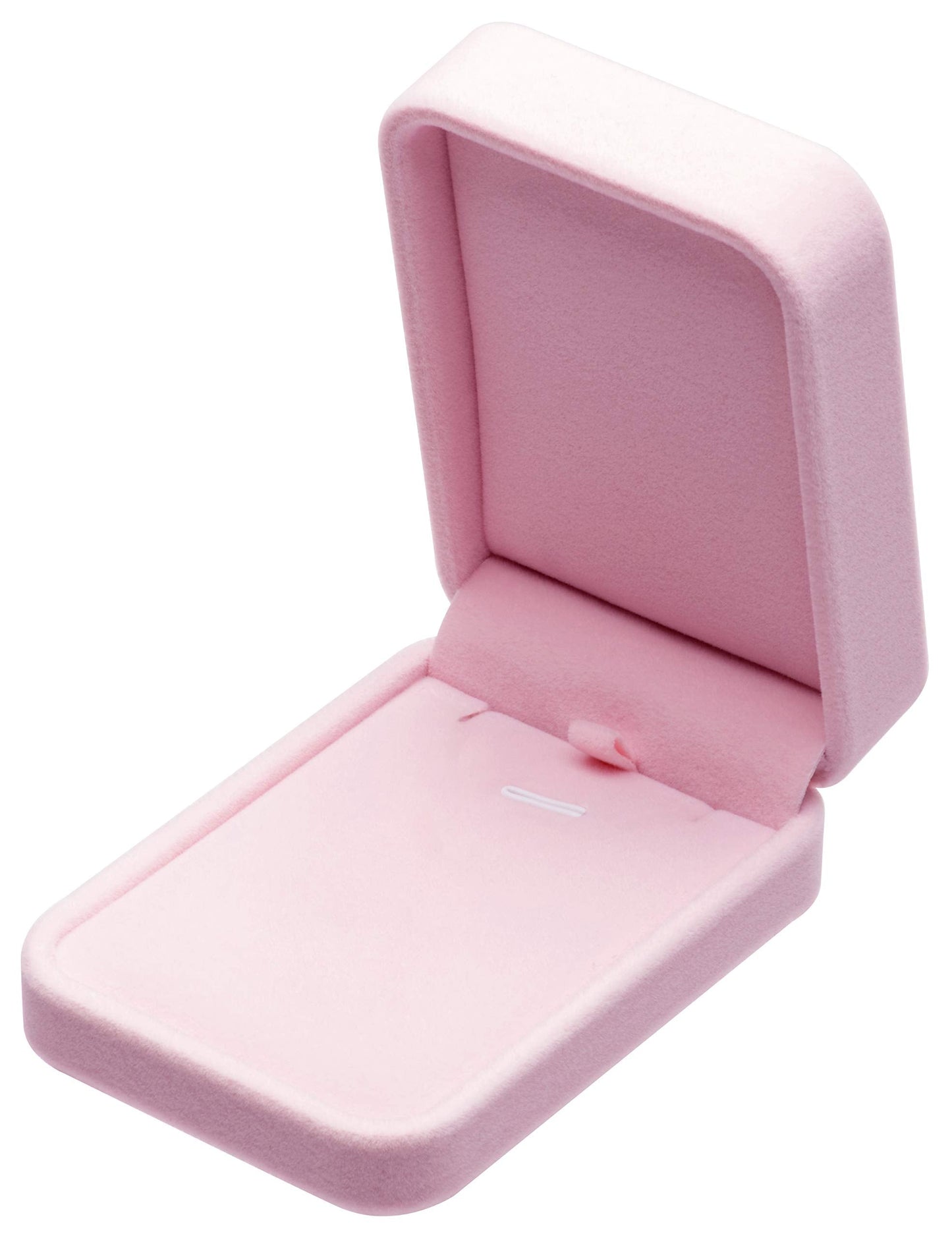 Giftop Classic Velvet Jewelry Gift Box Case for Necklace Pendant (Pink)