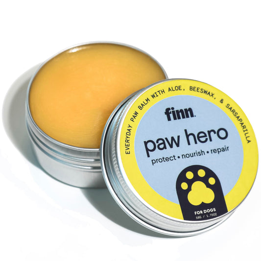 Finn Paw Hero | Natural Revitalizing Dog Paw Balm | Protect, Nourish & Repair from Wear, Damage & Dryness - 1.75 oz