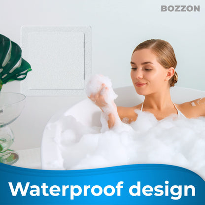 Access Panel for Drywall - 10x10 inch - Wall Hole Cover - Access Door - Plumbing Access Panel for Drywall - Heavy Durable Plastic White