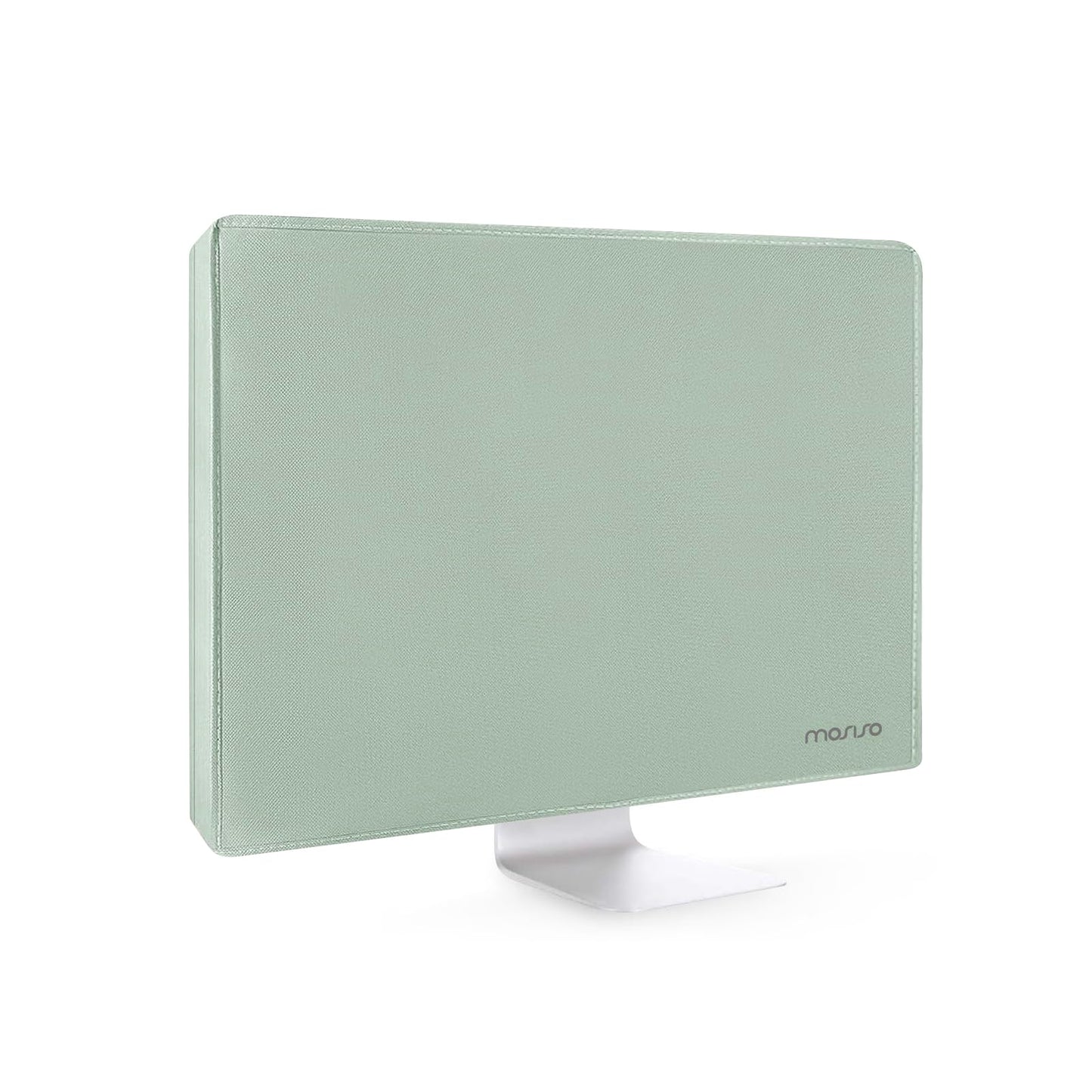MOSISO Monitor Dust Cover 22, 23, 24, 25 inch Anti-Static Dustproof LCD/LED/HD Panel Case Computer Screen Protective Sleeve Compatible with iMac 24 inch, 22-25 inch PC, Desktop and TV, Antique Green