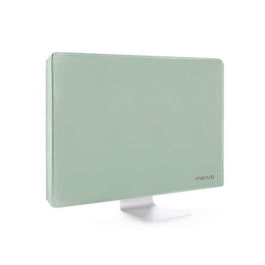 MOSISO Monitor Dust Cover 22, 23, 24, 25 inch Anti-Static Dustproof LCD/LED/HD Panel Case Computer Screen Protective Sleeve Compatible with iMac 24 inch, 22-25 inch PC, Desktop and TV, Antique Green