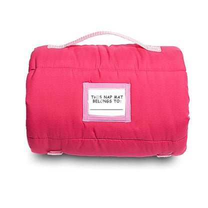 NoJo Peppa Pig I'm so Happy Toddler Nap Mat - Includes Attached Pillow and Fleece Blanket