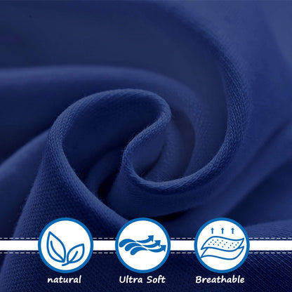 Pack and Play Sheets Boy Girl, 2 Pack Portable Playard Sheet Fits for Graco Pack N Play, Snug Fit Breathable Soft Fitted Playpen Sheet, Mini Crib Sheets, Grey & Navy