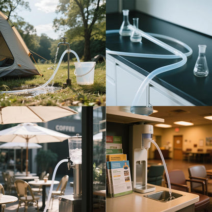 Metaland 1/4" ID Silicone Tubing, Food Grade 1/4" ID x 3/8" OD 10 Feet Length Pure Silicone Hoses High Temp for Home Brewing Winemaking