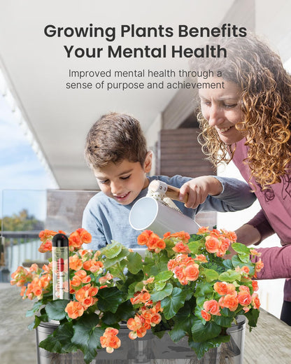 iDOO Hydroponics Growing System Kit 12 Pods, Gardening Gifts for Women Mom Dad Kids, Indoor Herb Garden with LED Grow Light for Home School, Indoor Plants Good for Mental Health