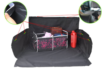 Pet Dog Trunk Cargo Liner - Oxford Car SUV Seat Cover - Waterproof Floor Mat for Dogs Cats - Washable Dog Accessories