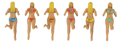 NPW Bosom Buddies Cocktail/Wine Glass Markers, 6-Count