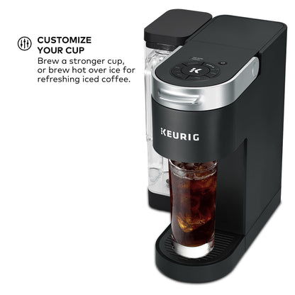 Keurig K-Supreme Single Serve K-Cup Pod Coffee Maker, MultiStream Technology, 4 Brew Sizes, 66oz Dual-Position Removable Reservoir, Black