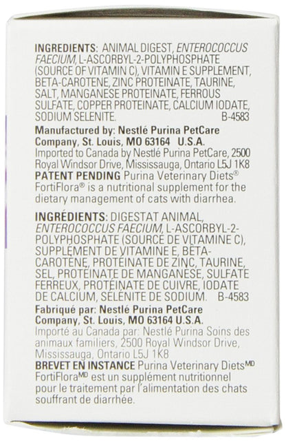 Purina 3-Pack Fortiflora Feline Nutritional Supplement for Pets