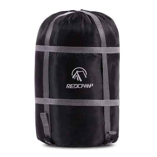 REDCAMP Sleeping Bag Stuff Sack, Compression Sack, Great for Backpacking and Camping Black Heavy Duty XXL