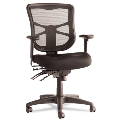 Alera Elusion Series Mesh Mid-Back Multifunction Chair, Black