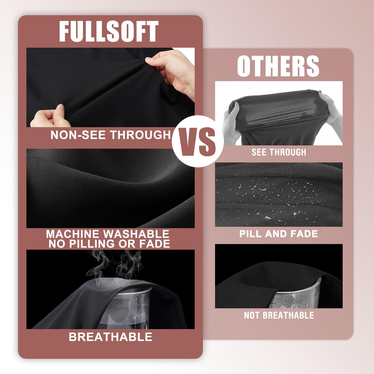 FULLSOFT Plus Size Biker Shorts for Women-High Waist X-Large-4X Tummy Control Womens Shorts with Pockets Leggings Short for Yoga Workout(2 Pack Black,X-L)