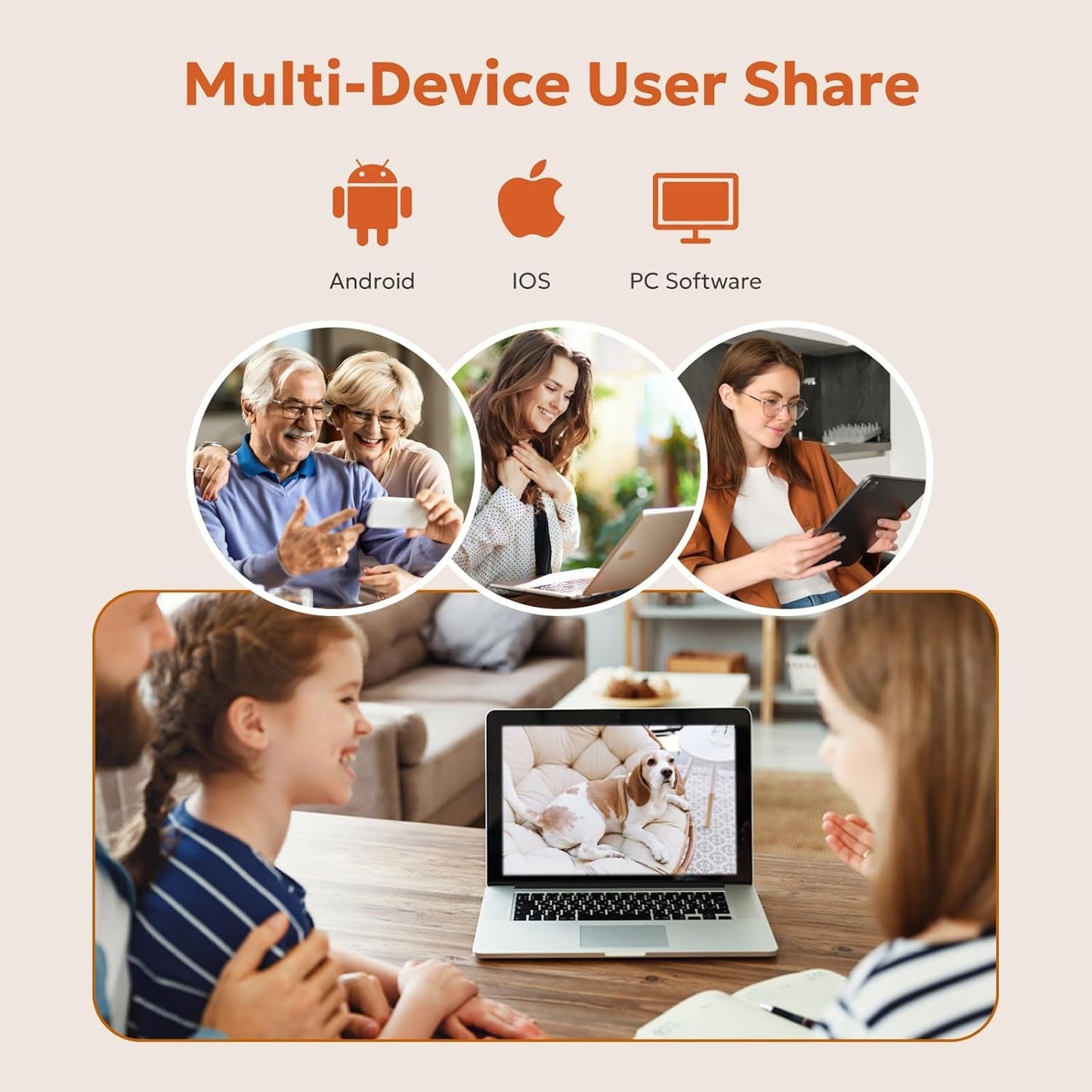 owltron Indoor Security Camera, 2K Cameras for Home Security with Motion Detection, Pet Cam & Baby Monitor with Night Vision, 2.4 GHz WiFi Two-Way Talk, Cloud/SD Storage, Works with Alexa