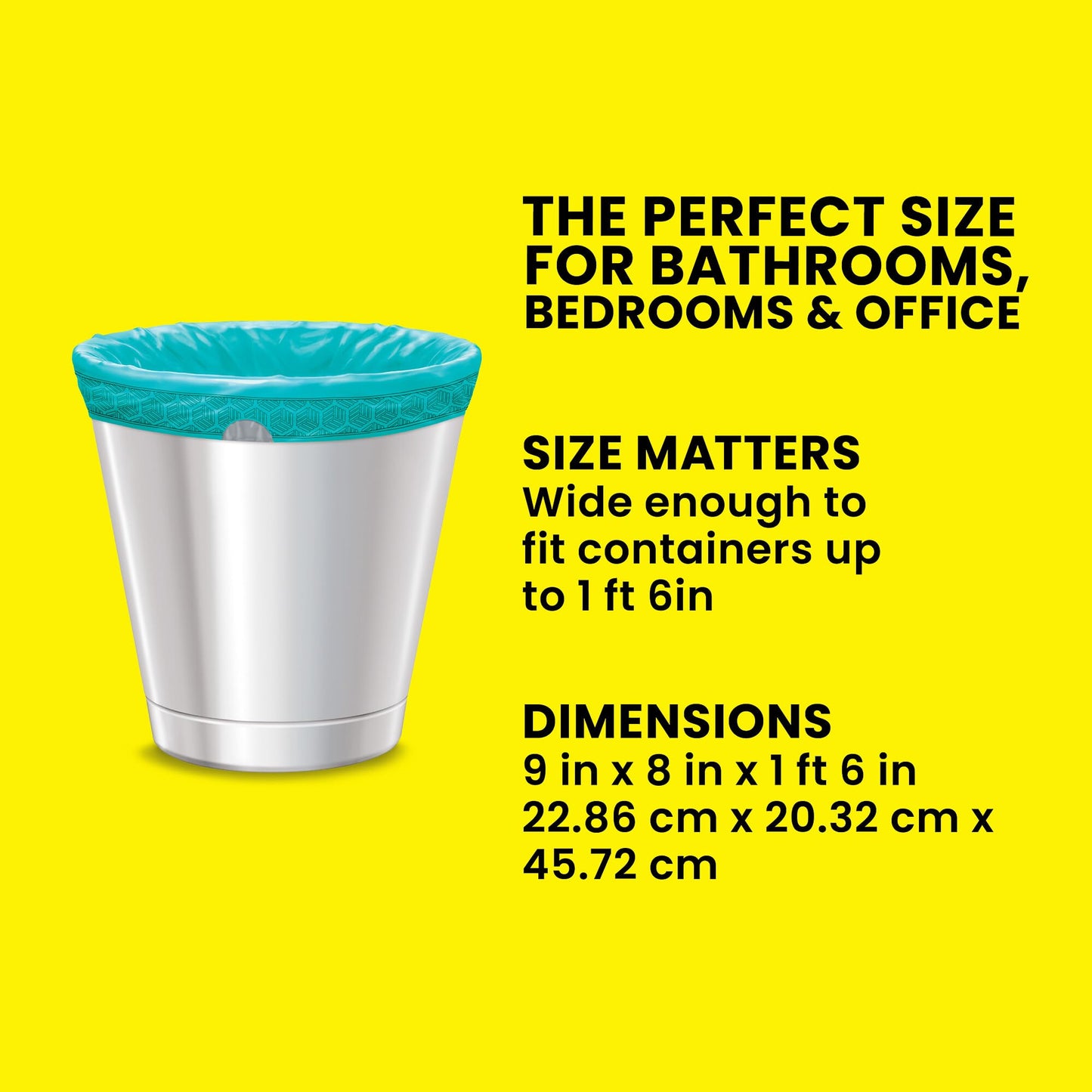 Glad Small Trash Bags 4 Gallon, Febreze Bahama Bliss Garbage Bags, Odor Resistant with Drawstring, 80 Count