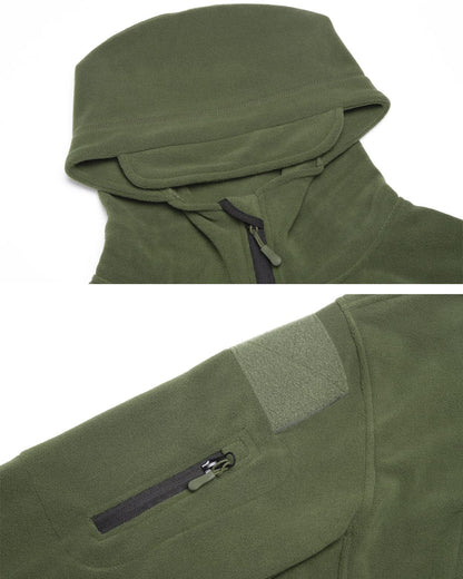 ReFire Gear Men's Warm Military Tactical Sport Fleece Hoodie Jacket